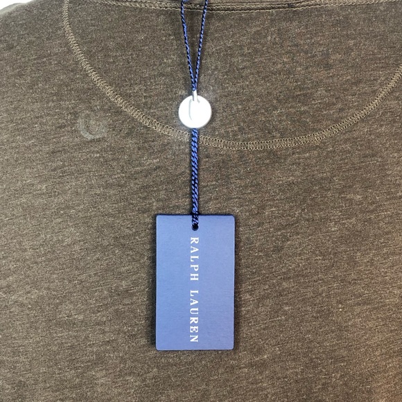 RALPH LAUREN Brown Long Sleeve Henley Dress Size XL NWT with flaw - Picture 8 of 13